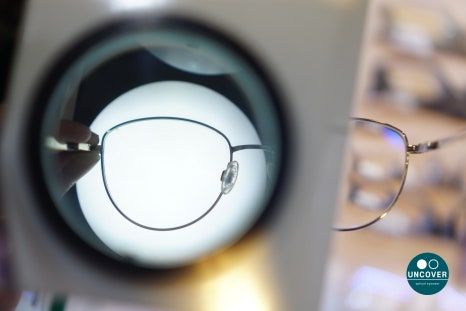 왜곡검사기 - 정상 가공 렌즈